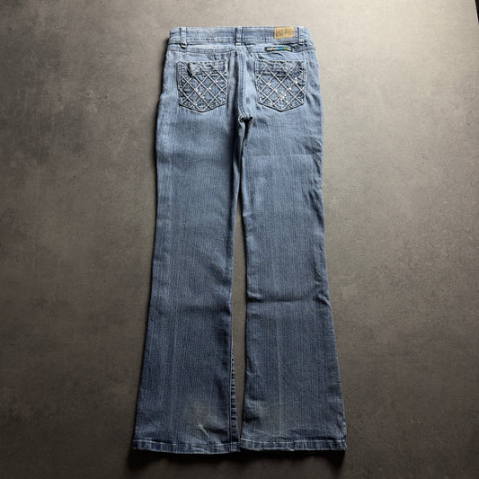 Y2K BASIC BOOTCUT JEANS (Größe XS)