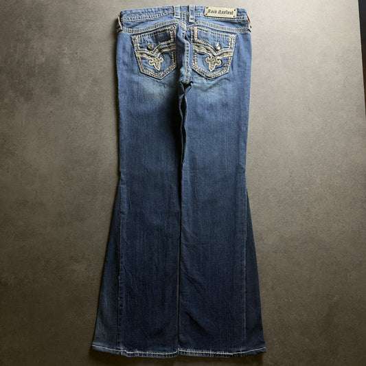 ROCK REVIVAL BOOTCUT JEANS (Größe M)