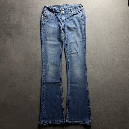 Y2K BASIC BOOTCUT JEANS (Größe XS)