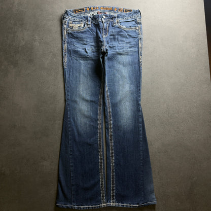ROCK REVIVAL BOOTCUT JEANS (Größe M)