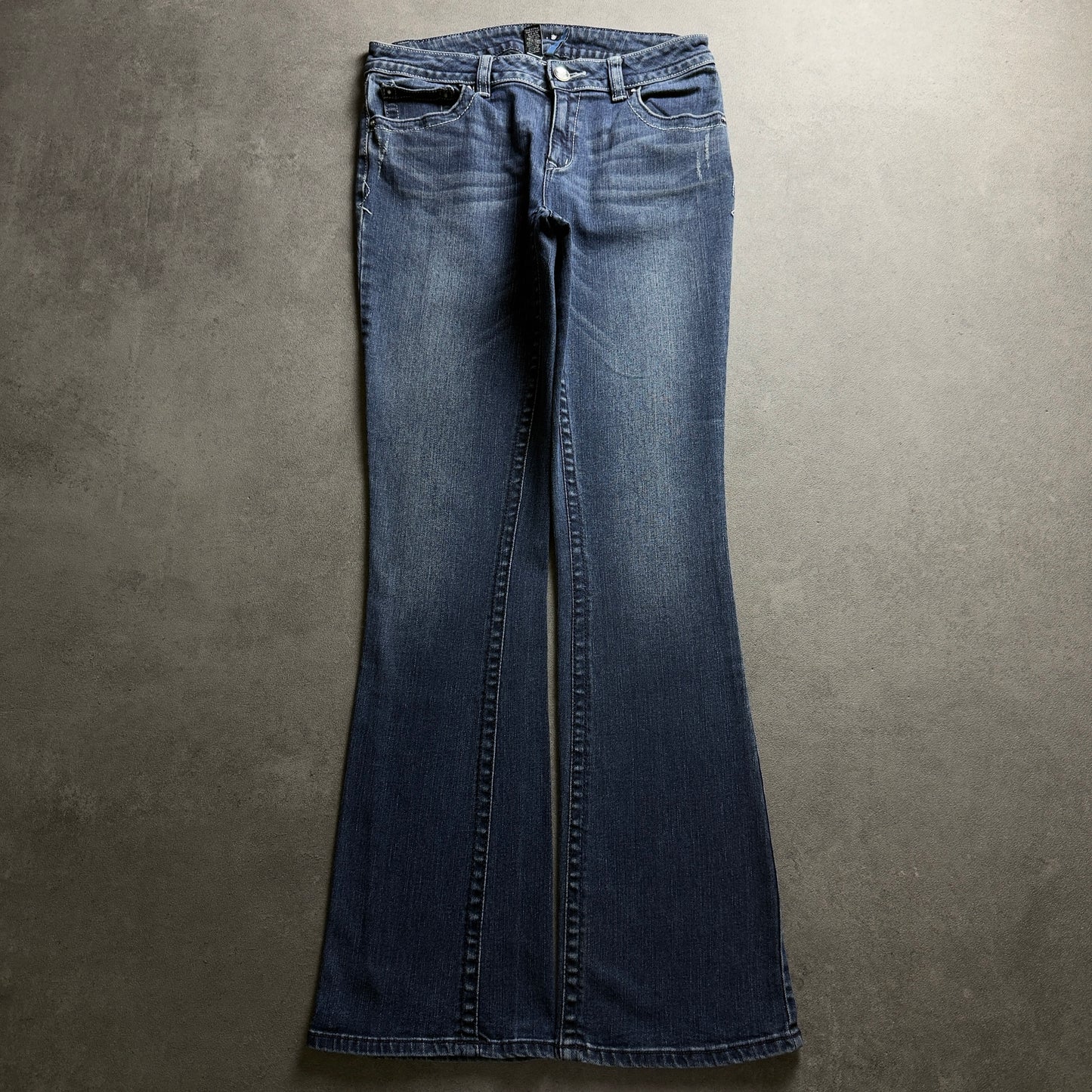 Y2K BASIC BOOTCUT JEANS (Größe S)