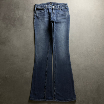 Y2K BASIC BOOTCUT JEANS (Größe S)
