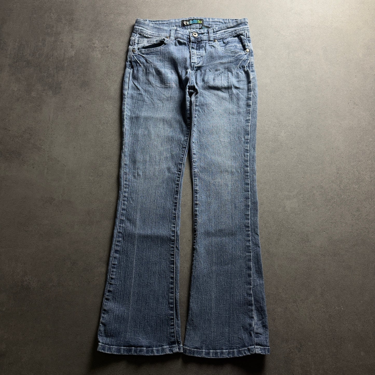 Y2K BASIC BOOTCUT JEANS (Größe XS)