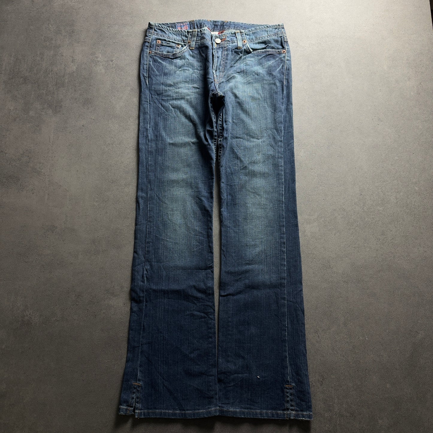Y2K BASIC BOOTCUT JEANS (Größe S)