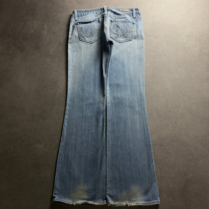 Y2K BASIC BOOTCUT JEANS (Größe M)
