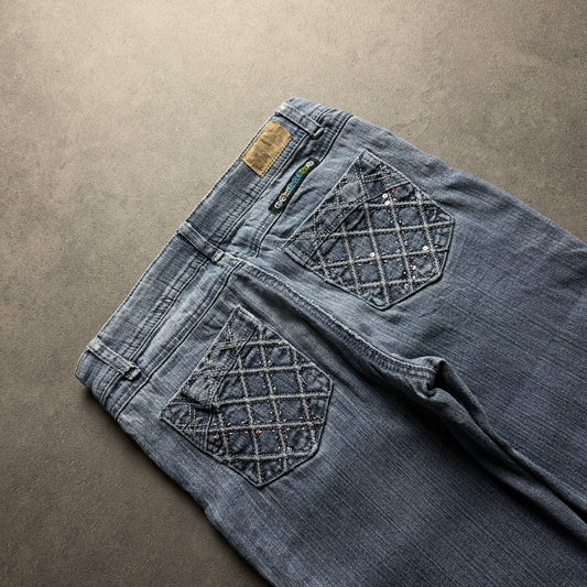 Y2K BASIC BOOTCUT JEANS (Größe XS)