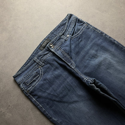 Y2K EMBROIDERY BOOTCUT JEANS (Größe L)