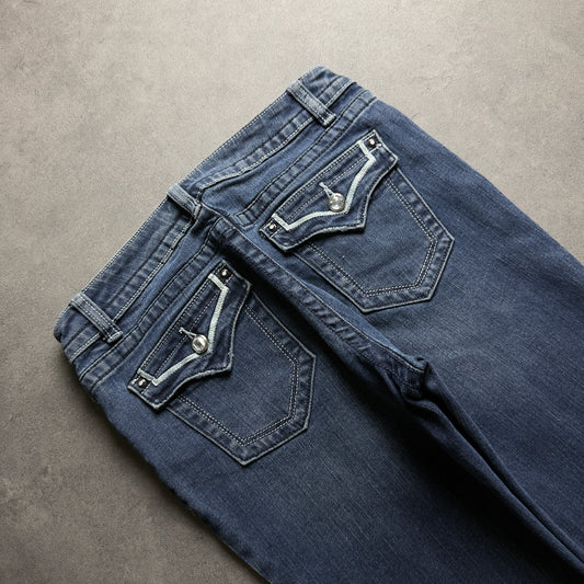 Y2K BASIC BOOTCUT JEANS (Größe S)