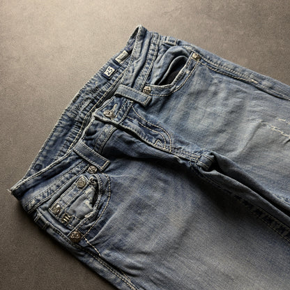 Y2K Miss Me BOOTCUT JEANS (Größe XXS) 0351