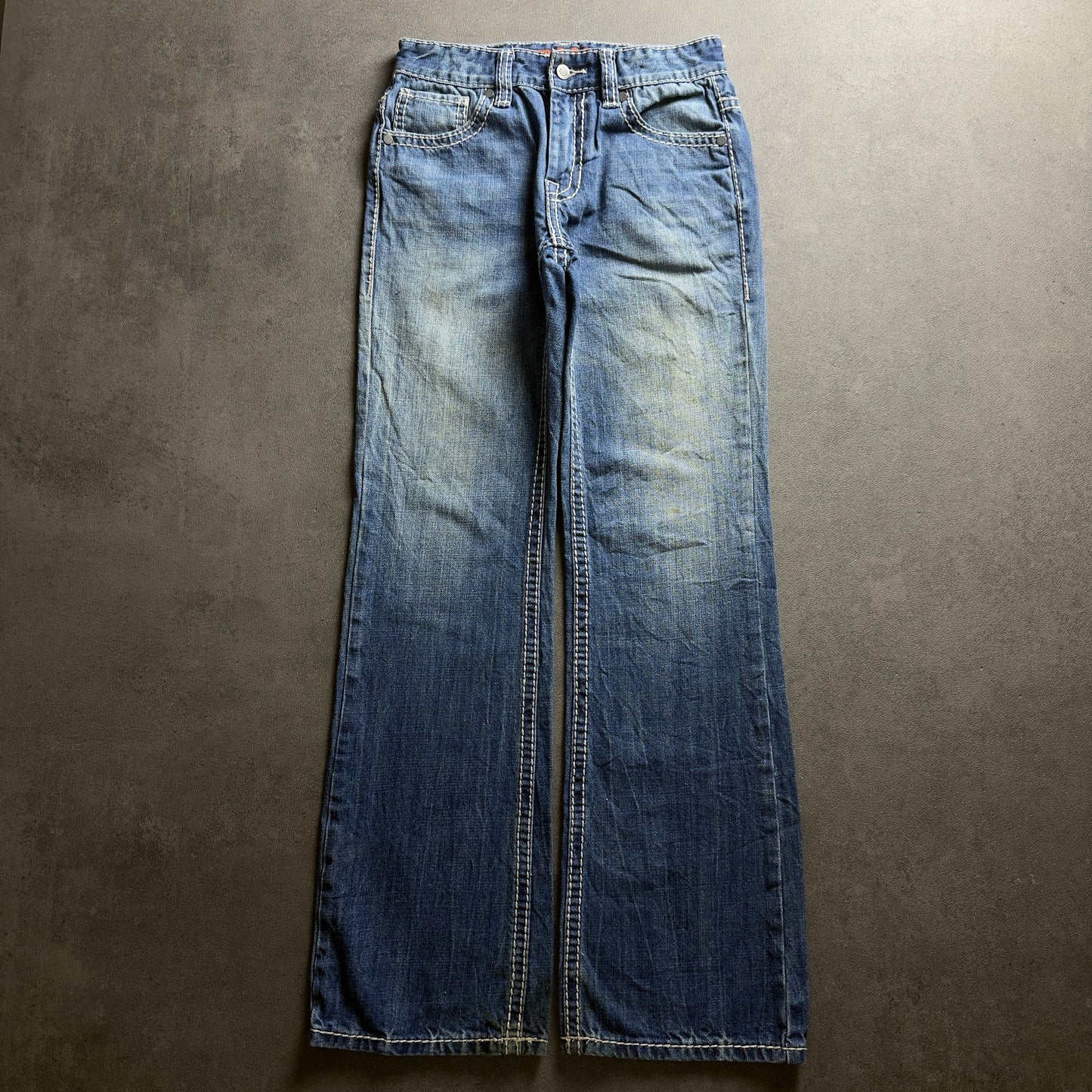 Y2K BASIC BOOTCUT JEANS (Größe XXS)