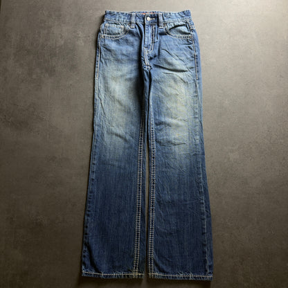Y2K BASIC BOOTCUT JEANS (Größe XXS)