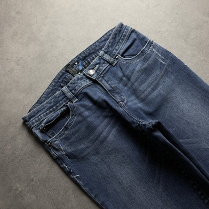 Y2K BASIC BOOTCUT JEANS (Größe S)