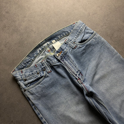 Y2K EMBROIDERY BOOTCUT JEANS (Größe M)