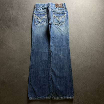 Y2K BASIC BOOTCUT JEANS (Größe XXS)