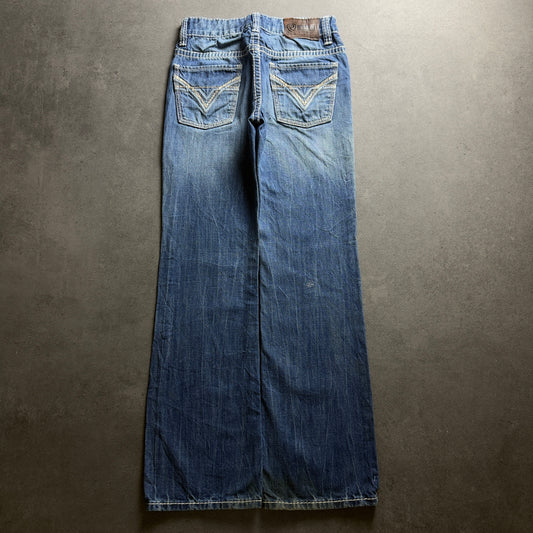Y2K BASIC BOOTCUT JEANS (Größe XXS)
