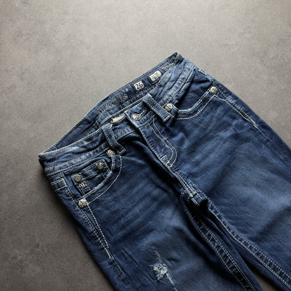 Y2K MISS ME BOOTCUT JEANS (Größe XS)