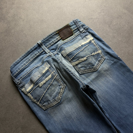Y2K BASIC BOOTCUT JEANS (Größe S)