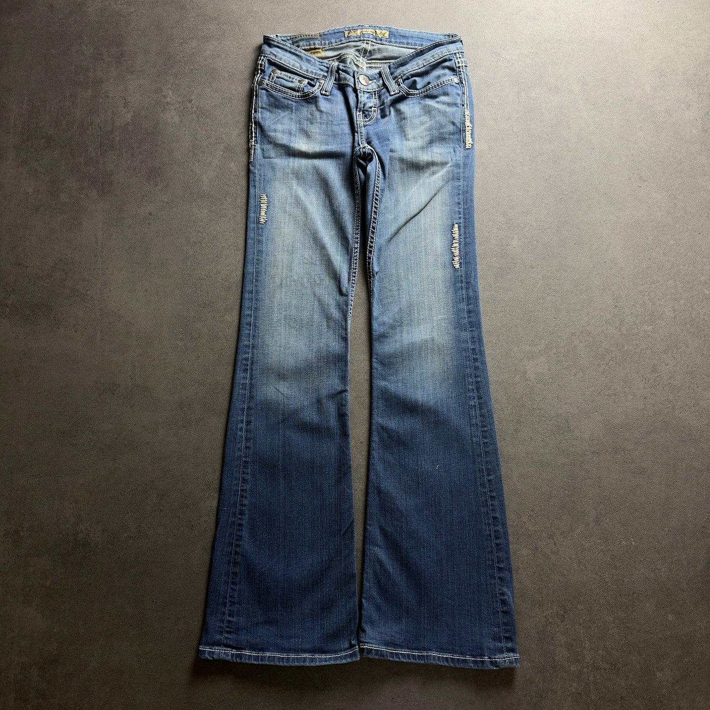 Y2K BASIC BOOTCUT JEANS (Größe S)