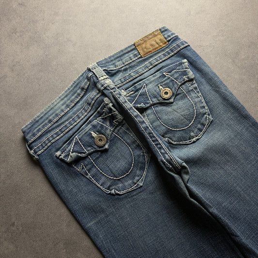 TRUE RELIGION BOOTCUT JEANS (Größe S)