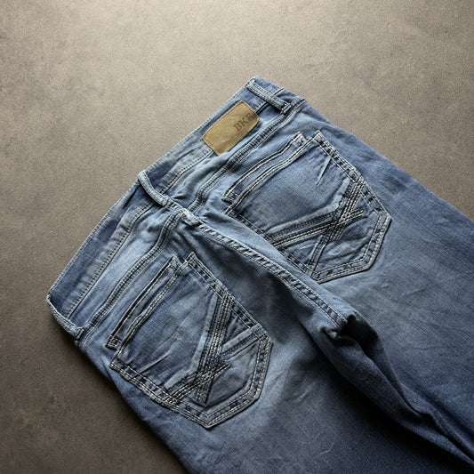 Y2K BASIC BOOTCUT JEANS (Größe M)