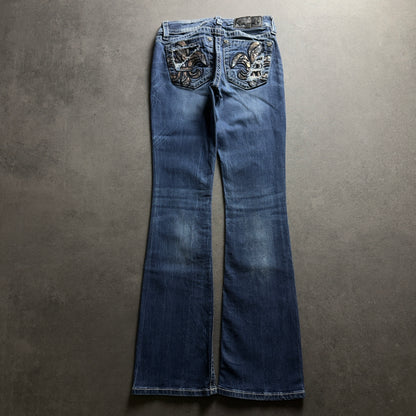 Y2K MISS ME BOOTCUT JEANS (Größe XS)