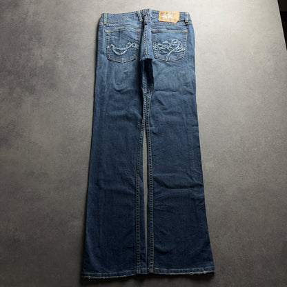 Y2K BASIC BOOTCUT JEANS (Größe S)